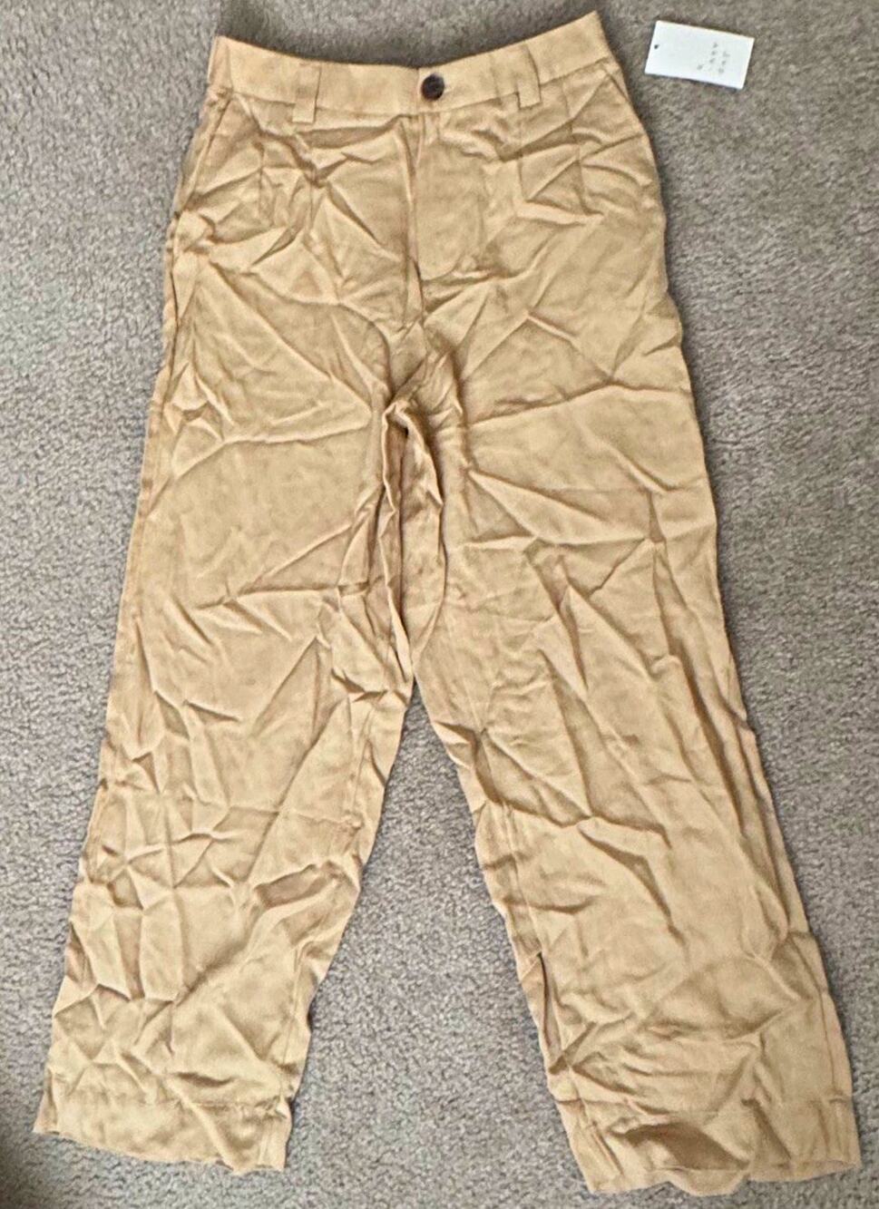 A New Day Women’s Size 8 Beige Lyocell Blend Straight Leg Dress Pants NWT